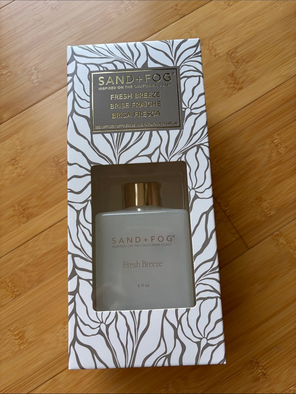 SAND+FOG Fresh Breeze Reed Diffuser 6 FL OZ 177ml